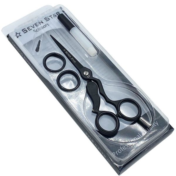 SEVEN STAR Hairdressing scissors 5.5" black